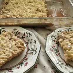 Oven-Baked Macaroni with powdered sugar
