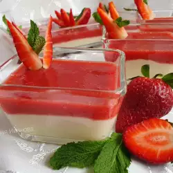 Fruit Cream with mint