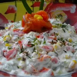 New Year’s Salad with Peppers