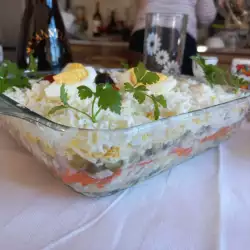 Mushroom Salad with Potatoes