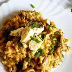 Risotto with olive oil