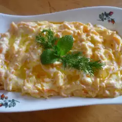 Carrot Salad with mayonnaise