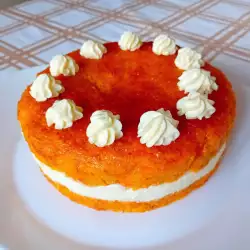 Carrot Cake with Almonds and Mascarpone
