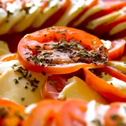 Tomato Salad with mozzarella