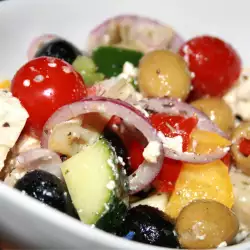Winter Salad with Feta Cheese