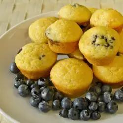 Blueberry Muffins with Eggs