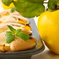 Autumn desserts with quinces