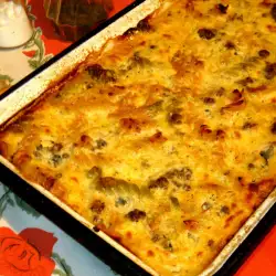Moussaka with Minced Meat and Pasta