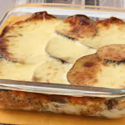 Moussaka with peppers