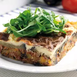Moussaka with butter