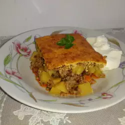 Moussaka with carrots