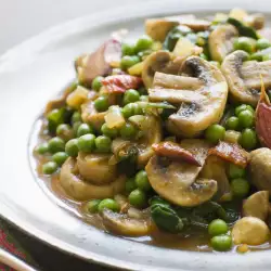 Vegetarian Dish with Peas
