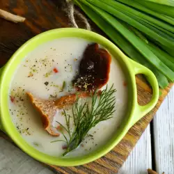 Mushroom Soup with vermicelli