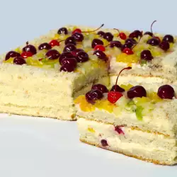 Fruit Torte with starch