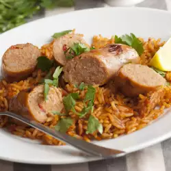 Pork and Rice with Garlic