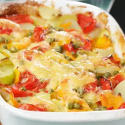 Gratin with peppers