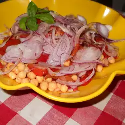 Vegetable Salad with chickpeas