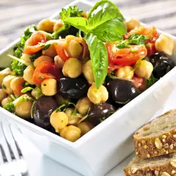 Chickpea Salad with Olive Oil