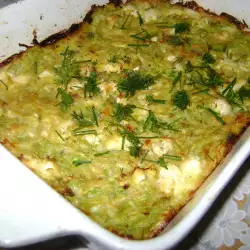 Oven Baked Zucchini with eggs