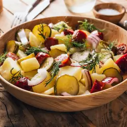 Easy German Potato Salad with Sausage