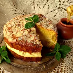 German Honey Cake with Almonds