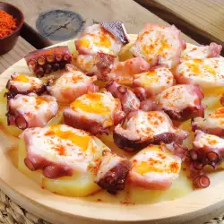 Octopus with Potatoes and Paprika Oil