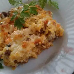 Gratin with eggs