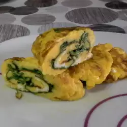 Omelette with milk