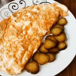 Omelette with feta cheese