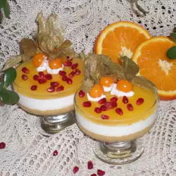 Orange Cheesecake in Cups