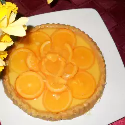 Pie with oranges