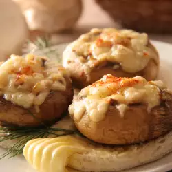 Stuffed Mushrooms with blue cheese