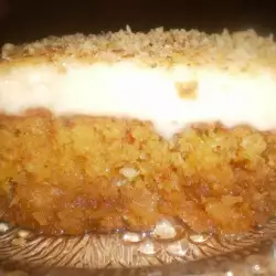 Walnut Cake with Cream