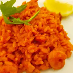 Shrimp with Rice and Tomatoes