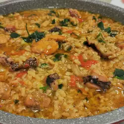 Rice Dish with Seafood