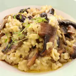 Porcini Mushrooms with Rice