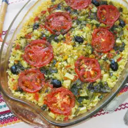 Lean Rice with Zucchini, Tomatoes and Olives