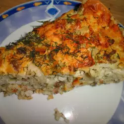 Oven-Baked Rice with Zucchini and Topping