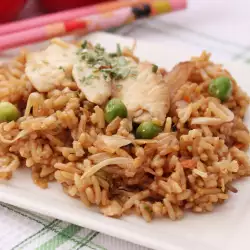 Oven-Baked Chicken with Rice