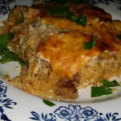 Oven Baked Rice with mince
