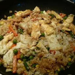Chinese-Style Rice with Peas