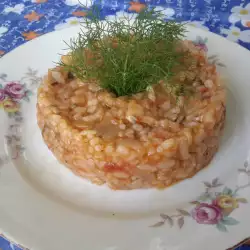 Tomatoes and Rice with Garlic