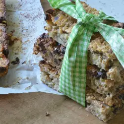 Oat Bars with Peanut Butter and Bananas