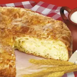 Rolled Out Filo Pastry with Eggs