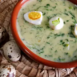 Spinach and Eggs Porridge