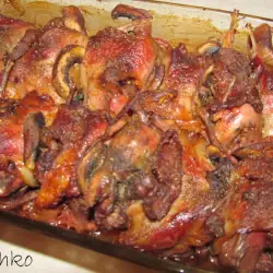 Quails with Bacon