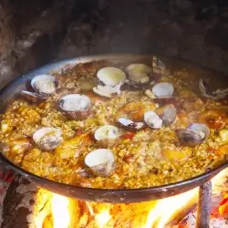 Paella with Brown Rice
