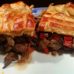 English Pie with Chicken Livers