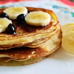 Rice Pancakes with Banana