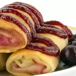 Pancakes with Morelo Cherries